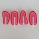 thumbnail image 4 of 4 Unids / Set de de Silicona Hecho en hogar Creativo para de Sin BPA Rojo BLESIY Moldes para paletas heladas, 4 of 8