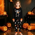 thumbnail image 2 of CONZONE Halloween Big Girls Pajamas Skeleton Pjs Set Hallowmas Jammies Long Sleeve Tops Pants 2 Piece Sleepwear Loungewear for Kids, 2 of 4