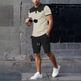 thumbnail image 5 of Klisyaur Mens Color Block Shirts Collared Casual Fashion Comfortable Breathable Summer Business Tops with Button, 5 of 5