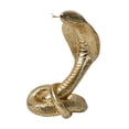 thumbnail image 4 of Estatua de serpiente, figura de animal, regalo de inauguración de la casa, artesanía artística, adorno de resina novedoso Estilo a, 4 of 9