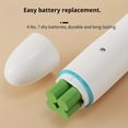 thumbnail image 3 of Portable Electric Foot Grinder with 2 Grinding Heads - Batteries Not Included, Ideal for Pedicures & Dead Skin Removal, Compact Design for Home & Travel, Available in 4 Colors, 3 of 7
