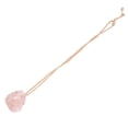 thumbnail image 3 of Car Charm Irregular Shape Energy Stone Natural Rose Quartz Unique Design Good Luck Car Hanging Ornament, 3 of 14