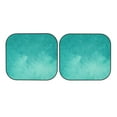 thumbnail image 7 of Daiia Teal Turquoise1 2PCS Car Windshield Sun Shade, Foldable Sun Shield for Car Front Window, Auto Sun Blocker Visor Protector Universal for Truck SUV Pickup-Medium, 7 of 7