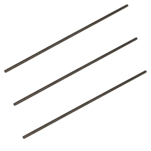 Kit de Réparation de Canne à Pêche 3 Pcs Bâtons en Fibre de Carbone 1-5.5mm*10cm pour Canne à Pêche Cassée Kit de Construction de Canne à Pêche 2.5MM