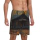 thumbnail image 2 of Fotbe Rustic Cabin Autumn Forest Pantalones Cortos de Pijama para Hombre, Ropa de Dormir, Pantalones de Pijama Cortos para Hombre-X-Large, 2 of 6