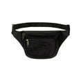 thumbnail image 1 of 3-Zipper Fanny Pack - Black, 1 of 1