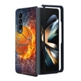 thumbnail image 1 of ANJ+ Protective Snap-On Design Printed Case Compatible with Samsung Galaxy Z Fold 4 - Fiery Basketball, 1 of 5