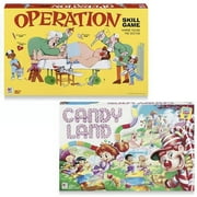 Operation & Candy Land Board Game Bundle Pack