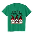 thumbnail image 5 of Towmus Merry Christmas Shirts for Women Gnomes Graphic T-Shirt Short Sleeve Casual Xmas Holiday Pullover Tops, 5 of 5