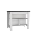 thumbnail image 4 of DUOSONG Kitchen Island Ada, Kitchen, Matt Gray / White Furniture Dining Furniture Kitchen Islands & Carts, 4 of 7