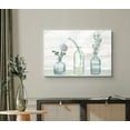thumbnail image 1 of PixonSign Canvas Print Wall Art Watercolor Imprint Delicate Flowers in Glass Vases Botanical Wilderness Illustrations Minimalism Modern Group Colorful Pastel for Living Room, Bedroom, Office - 16"x24", 1 of 5