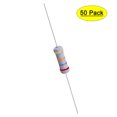 thumbnail image 1 of Uxcell 50Pcs 1W 1 Watt Resistor de Película de Óxido Metálico Axile 27K Ohm ±5% Tolerancia, 1 of 5