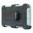 thumbnail image 3 of LG Stylo 2 Case, LG Stylo 2 V Case, Triple Protection 3-1 w/ Built in Screen Protector Heavy Duty Holster Shell Combo Case - Teal, 3 of 4