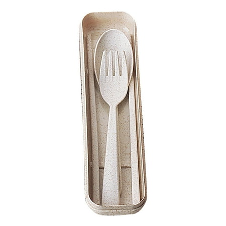 

HSMQHJWE Portable Cutlery Outdoor Travel Picnics Spoon Chopstick Fork Tableware Set