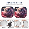 thumbnail image 6 of Gukieu Cute Flower Owl Print Car Windshield Sun Visor, Foldable Anti-UV Car Sun Visor Suitable for Vans, Trucks Car Accessories-Small, 6 of 6