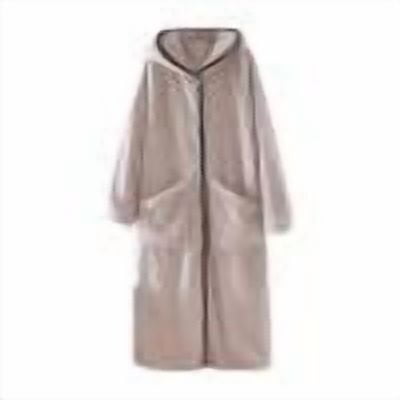 vdgthytj Womens Fuzzy Fleece Bathrobe with Hood Warm Button up Winter Soft Cozy Nightgown Housecoat with Pockets