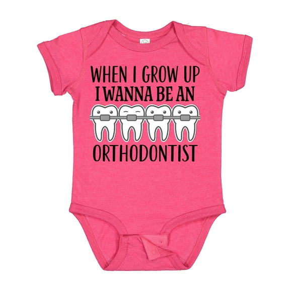 Inktastic Future Orthodontist Dental Care Gift Boys or Girls Baby Bodysuit