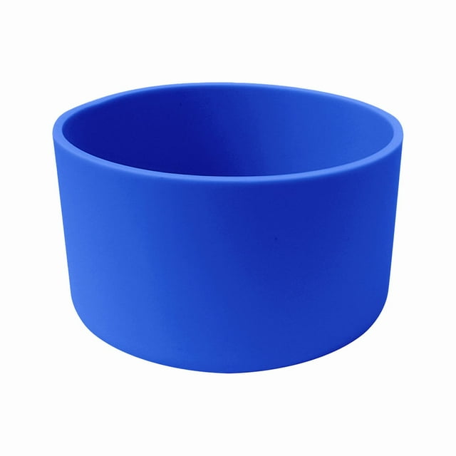 Funda antideslizante de silicona para taza de 7,5 cm, base de silicona para taza de acero inoxidable Spacepot, funda de silicona
