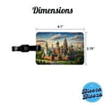 thumbnail image 3 of Russian Kremlin Moscow Russia Faux Leather Travel Luggage Tag, 3 of 7