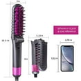 thumbnail image 3 of Foldable straightemer Hair Comb Flat Iron Brush straightening Electric Brush Fast Heat Hair Straightener Brush Hair Brush, 3 of 9