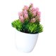 thumbnail image 4 of Plantas Artificiales En Macetas Plantas Artificiales Decorativas Hierba Bonsai Con Maceta Blanca Para La Decoración De en hogar Rosado BLESIY Plantas de bonsai en maceta, 4 of 7