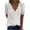 White, variant on LYXSSBYX Blouses for Women Womens Tops Fashion Women Casual Solid Short Sleeve V-Neck Lace T-Shirt Blouse Tops