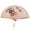 D, variant on Binwennn Chinese Traditional Hollow Fan Wooden Hand Made Exquisite Folding Wedding Industrial Fan Remote Control Window Fans Twin Reversible Quiet Small Table Top Fans Oscillating Dorm Room Headboard