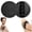 Black, variant on Soft Rubber Shower Scrubber Glove, 2pc Deep Cleansing Shower and Bath Tool for Massage and Removing Dead Skin