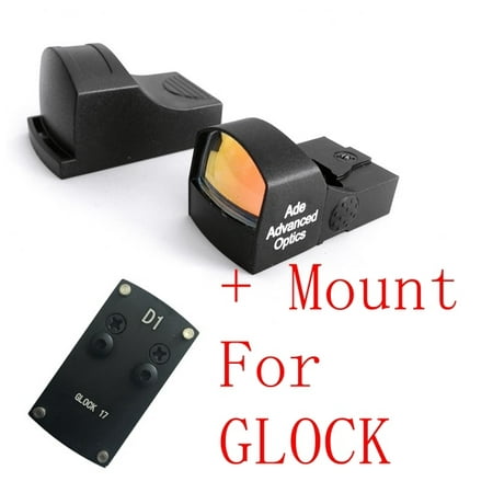 Ade Advanced Optics Compact MINI Red Dot Reflex Sight for (Best Glock Reflex Sight)
