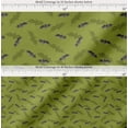 thumbnail image 2 of Soimoi Green Cotton Poplin Fabric Shadow & Bat Animal Print Fabric by Yard 42 Inch Wide, 2 of 7