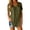 Army Green, variant on Summer Short Sleeve Loose Fit Solid Color Top Tunic Tee Blouse Casual Plus Size Womens Compression Cold Gear 3XL