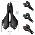 thumbnail image 4 of KZNANZN Comfortable Bike Seat Gel Bicycle Saddle, Pad Waterproof Road Bike Cushion for Cruiser Mountain Bike Road Bike, 4 of 6