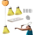 thumbnail image 1 of Yazoeia Badminton Solo Trainer, Badminton Rebound Trainer, Automatic Rebound Badminton Practice Equipment, Portable Badminton Workout Equipment for Single Player Badminton Skill Enhancer, 1 of 9