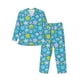 thumbnail image 1 of Balery Starfish Pijama para Hombre de Dos Piezas con Manga Larga, Conjunto de Dormir y Descanso Suave con Bolsillos-Small, 1 of 7