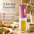 thumbnail image 3 of 16oz Oil Sprayer for Cooking, 2-in-1 Olive Oil Spray and Pour Bottle for Air Fryer, Grilling, BBQ, Salad, Roasting and Baking, 3 of 7