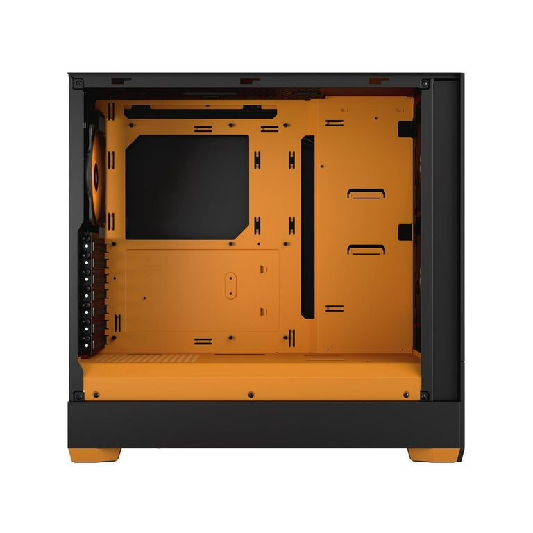 pcケース　Fractal Design pop air RGB orange Fractal Design Pop Air RGB Gaming Mid Tower PC Case, ATX/mATX/Mini