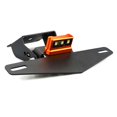 thumbnail image 1 of BTOER Motorcycle license plate frame with light rear short tail license plate frame, 1 of 8