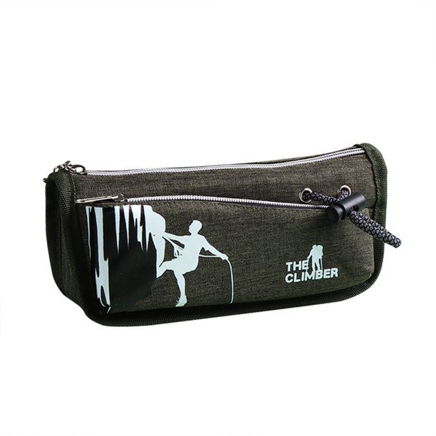 Estuche de lona de gran capacidad para estudiantes Estuche de lápices con cremallera Estuche de papelería Estuche de lápices Wmkox8yii HFSH3165
