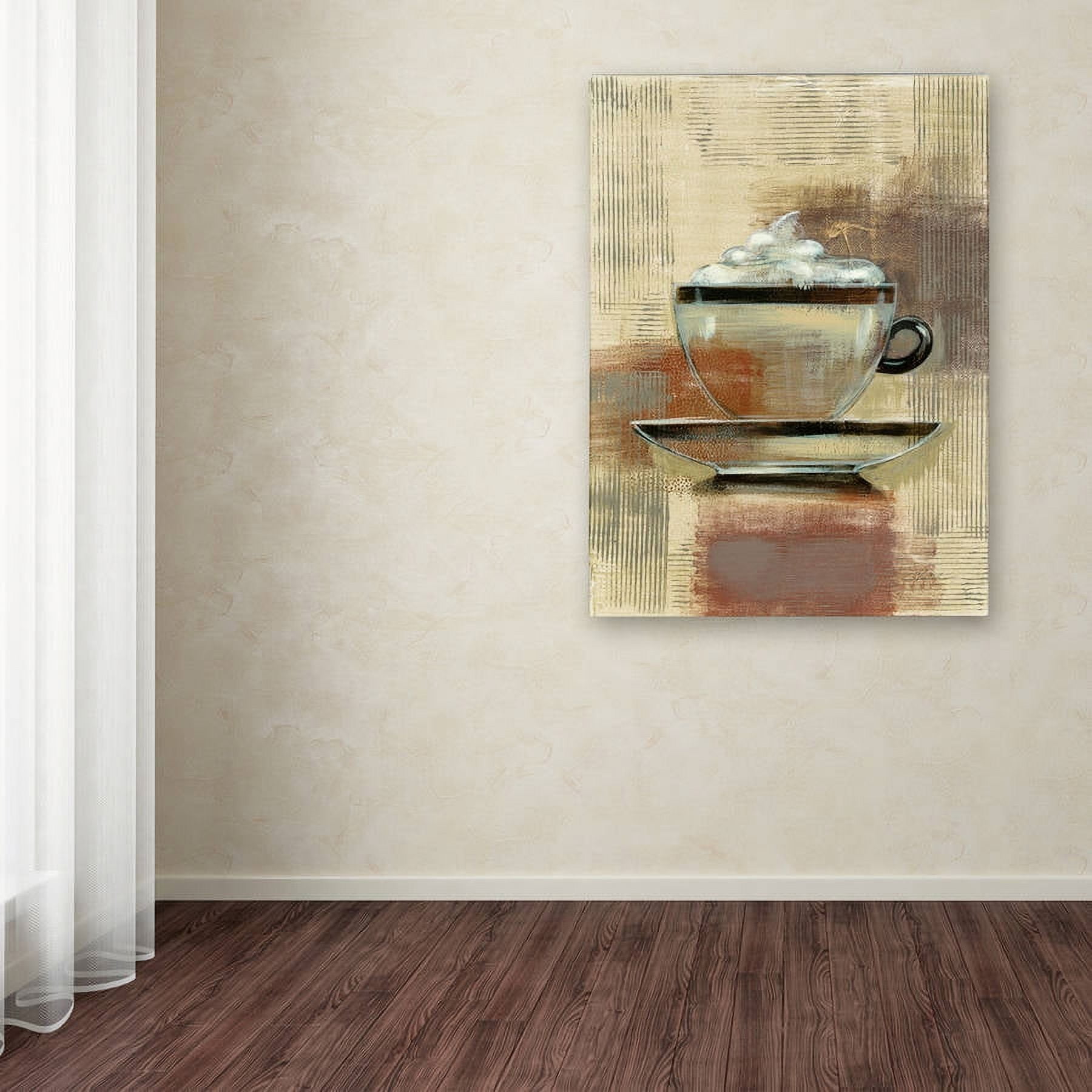 Trademark Fine Art "Cafe Classico II Neutral" Canvas Art by Silvia Vassileva