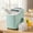 Green, variant on TINKLE WELL Ice Maker Machine, Countertop Portable Ice Maker with Handle, 26 lbs/Day Bullet Ice Cubes, Self-Cleaning Ice Machine with Basket and Scoop for Home, Party, RV, Camping, White