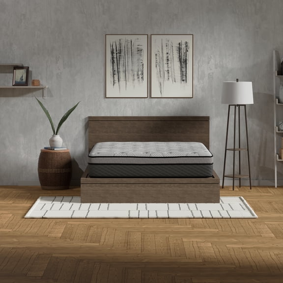 Miekor Furniture Hybrid 12 Inch Medium Firm Full Mattress with Pocketed Coils 19318