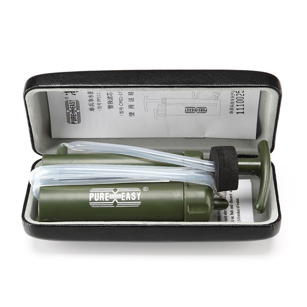 Kyusrd Outdoor Water Purifier Camping Hiking Emergency Survival Purifier Filter New