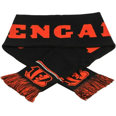 Forever Collectibles NFL Glitter Scarf, Cincinnati Bengals