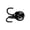 Black, variant on lanema Small USB Operated Transport Fan With Adjustable Head And Extended Battery Life