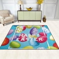 thumbnail image 3 of Coolnut Colorful Eggs Area Rug Pad - 80 x 58 inch - 100% Light Weight Polyester Fabric for Living - Bedroom, 3 of 6