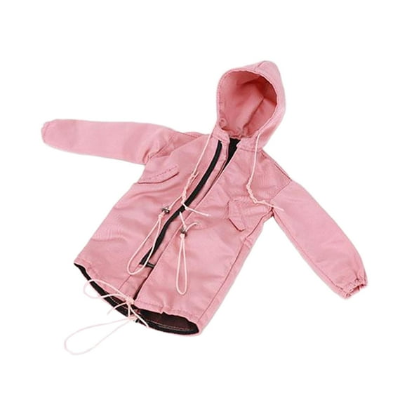 TISHITA Vêtements pour Femmes à l'Échelle 1/6 pour Figurines Articulées de 30 cm : Vêtements de Travail Stylés, Costume Miniature Tendance à Manches Longues, Manteau pour Femmes, Vêtements de Poupée Rose