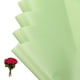 thumbnail image 1 of Papel para envolver flores Uxcell, papel de ramo impermeable de color sólido verde, 20 hojas, 1 of 7