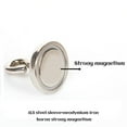 thumbnail image 4 of CNC Machined Steel Base Magnet Hooks, High-Quality Material with Permanent Resistance for Home Office Gym Locker Room (Multifunctional for Any Magnetic Surface), 4 of 5