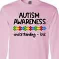 thumbnail image 4 of Inktastic Autism Awareness Understanding and Love with Puzzle Pieces Long Sleeve T-Shirt, 4 of 5
