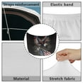 thumbnail image 7 of Uorisanigo Eagle American Flag Elastic Car Cover Protector Removable Cover Car Hood Cover Protector Washable Removable Car Hood Flag Cover for Trucks, Car, SUV, or Van, 7 of 7